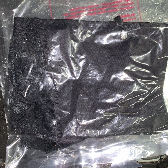 Set of 3! Thongs Large Panties Bramour Tribeca L FITS 29-30" Lacy Briefs Black - Picture 7 of 16